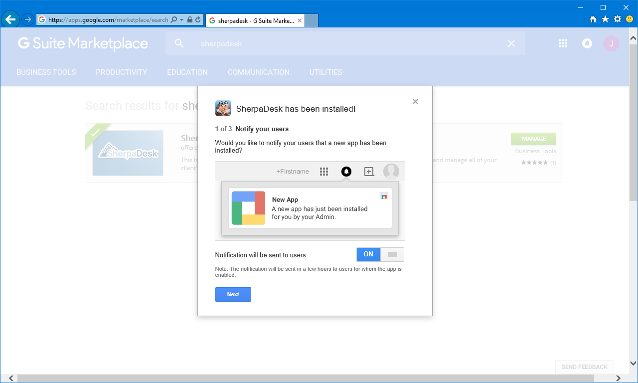 Install SherpaDesk from G Suite Marketplace 4.png